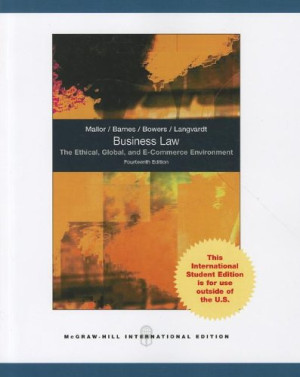 Image of Business Law: The Ethical,Global & E-Commerce