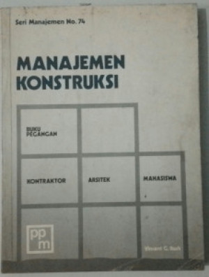 Image of Manajemen Konstruksi