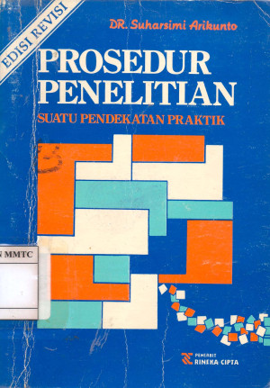 Image of Prosedur penelitian : suatu pendekatan praktik