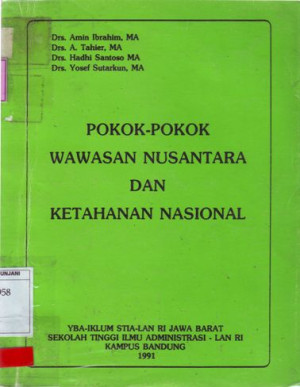 Image of Pokok-Pokok Wawasan Nusantara dan Ketahanan Nasional