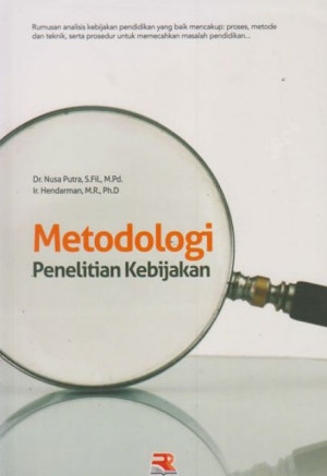 Image of Metodologi Penelitian Kebijakan